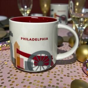 Starbucks Philadelphia You Are Here Mug 14oz Liberty Bell Retired READ